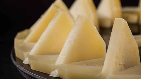 Detalle del queso semicurado