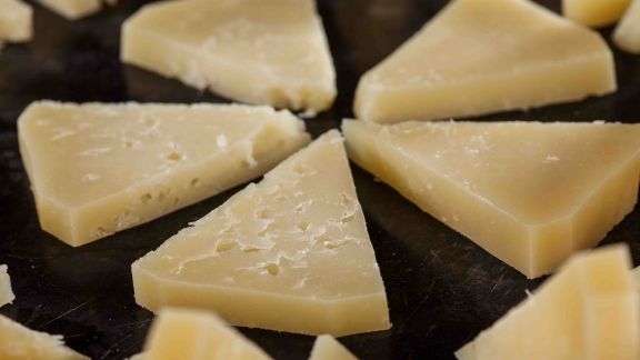 Detalle del queso semicurado
